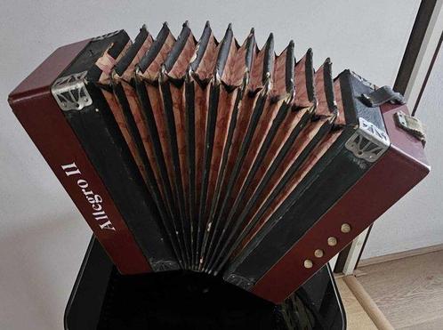 Allegro II - - Accordéon diatonique à boutons - Italie -, Muziek en Instrumenten, Blaasinstrumenten | Blokfluiten