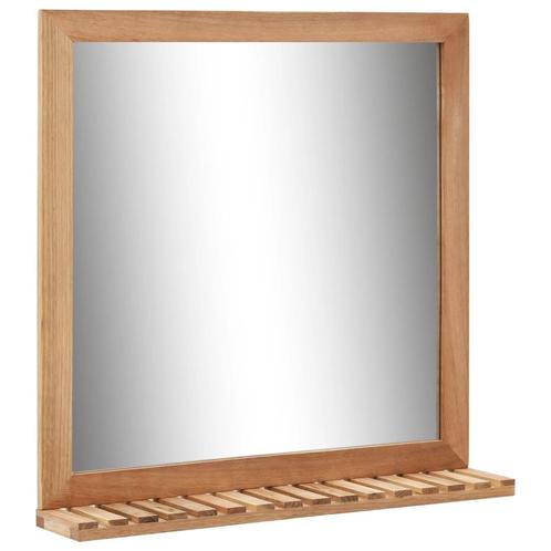 vidaXL Miroir de salle de bain 60 x 12 x 62 cm Bois de, Huis en Inrichting, Woonaccessoires | Spiegels, Verzenden