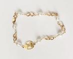 Armband - 18 karaat Geel goud Parel, Handtassen en Accessoires, Armbanden, Nieuw