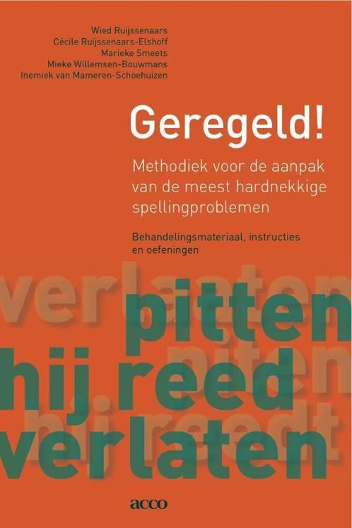 Geregeld! 9789033475016 Wied Ruijssenaars, Livres, Livres d'étude & Cours, Envoi