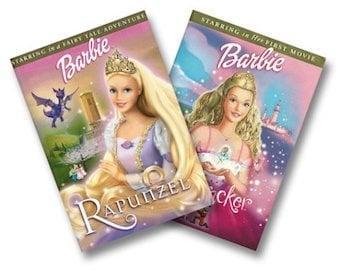 Barbie als Rapunzel & Barbie in de Notenkraker - DVD, Cd's en Dvd's, Dvd's | Overige Dvd's, Zo goed als nieuw, Ophalen of Verzenden