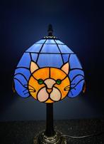 Tiffany - Lampe de table - Vitraux au plomb, Métal - Le Chat