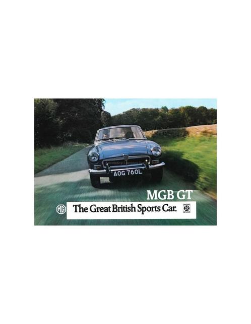 1973 MG MGB GT BROCHURE NEDERLANDS, Boeken, Auto's | Folders en Tijdschriften