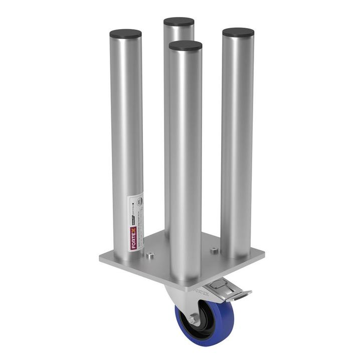 FORTEX STAGE750 Quattro poot met zwenkwiel/rem podiumhoogte, Muziek en Instrumenten, Licht en Laser, Verzenden