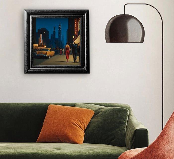 Le Yack - Neon Nights in the City - Hand signed, Antiek en Kunst, Kunst | Designobjecten