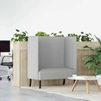 vidaXL Hoge Rug Sofa Cloud Grijs 109x56x121 cm, Verzenden, Nieuw