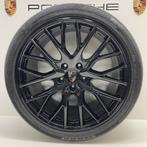 Porsche Panamera (971) 21inch SportDesign  zwart met banden, Auto-onderdelen, Banden en Velgen, Ophalen, Gebruikt, Banden en Velgen