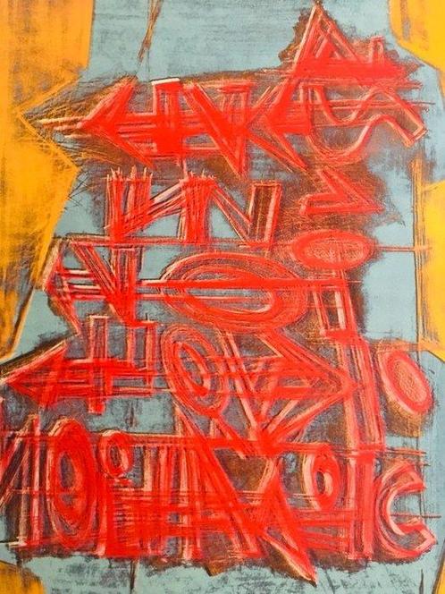 Théo Kerg (1909-1993) - Sans-titre - Lithographie originale, Antiek en Kunst, Antiek | Overige Antiek