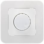 Inbouw LED-dimmer 1-300W 230V Druk/Draaiknop Wit, Doe-het-zelf en Bouw, Elektriciteit en Kabels, Verzenden, Nieuw