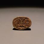 Oud-Egyptisch Speksteen Scarabee. Hyksos-periode, 1782 -