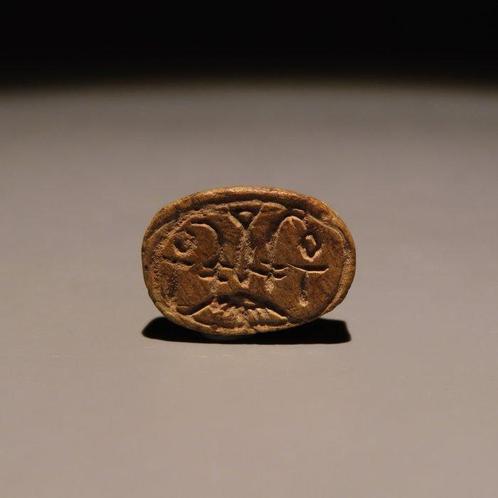 Oud-Egyptisch Speksteen Scarabee. Hyksos-periode, 1782 -, Verzamelen, Mineralen en Fossielen