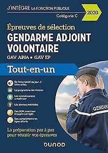 Gendarme adjoint volontaire - 2020 - Epreuves de ...  Book, Livres, Livres Autre, Envoi