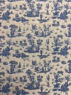 Kostbare Franse lampas Damaststof Toile de Jouy - Textiel, Antiek en Kunst