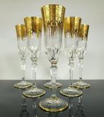 SECOLOVENTESIMO - Champagne fluitje (6) - MIDDA - 24 kt goud, Antiek en Kunst