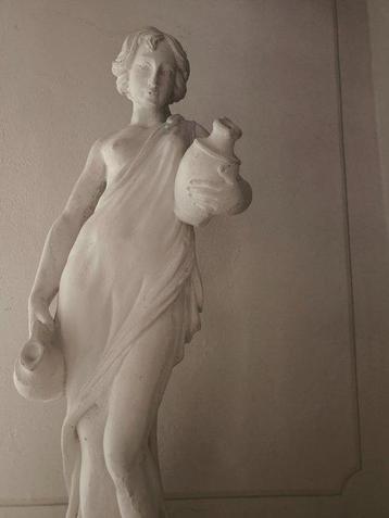 Beeld, Donna con anfora - 130 cm - Gips