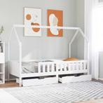 vidaXL Kinderbedframe met lades 80x200 cm massief grenenhout, Verzenden, Nieuw