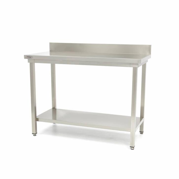 Table en acier inoxydable - 200 x 60 cm - hauteur réglable -, Zakelijke goederen, Horeca | Keukenapparatuur, Verzenden