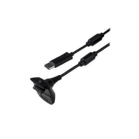 Microsoft Xbox 360 Oplaadkabel Controller Zwart (Play & C..., Games en Spelcomputers, Spelcomputers | Xbox 360, Zo goed als nieuw