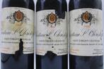 1988 Château St Christophe - Saint-Émilion Grand Cru - 3, Verzamelen, Nieuw
