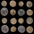 Romeinse Rijk. Lote 8 monedas Æ acuñadas entre los siglos, Postzegels en Munten, Munten | Europa | Niet-Euromunten