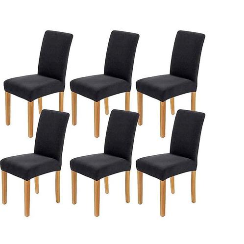 6 stuks eetkamerstoel hoezen - stoelhoezen - stretch -, Huis en Inrichting, Stoelen, Verzenden