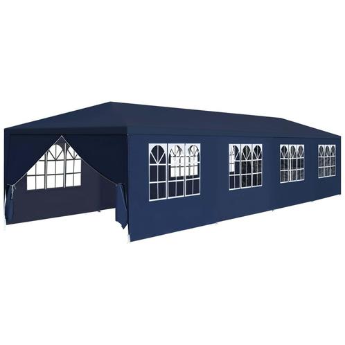 vidaXL Partytent 3x12 m blauw, Tuin en Terras, Partytenten, Nieuw, Verzenden