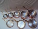 5 casseroles 3 poêles - Casserole - Aluminium, Cuivre,
