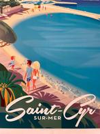 Monsieur Z - Affiche de Tourisme Saint-Cyr sur Mer - Plage, Antiek en Kunst