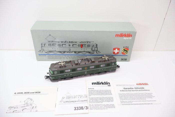 Märklin H0 - 3638 - Elektrische locomotief (1) - Ae 6/6 -, Hobby & Loisirs créatifs, Trains miniatures | HO
