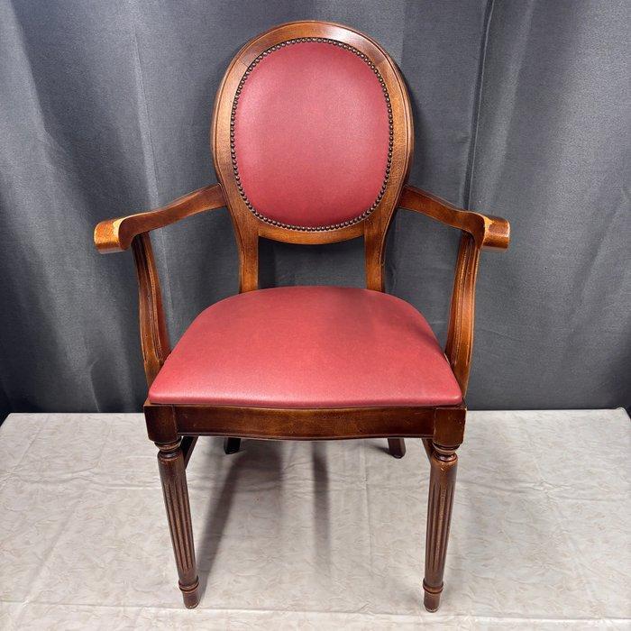 Stoel - Armstoel in Louis XVI-stijl - Hout, Vermoedelijk, Antiek en Kunst, Curiosa en Brocante