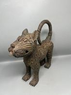 Statue léopard bronze - Bénin (Sans prix de réserve)