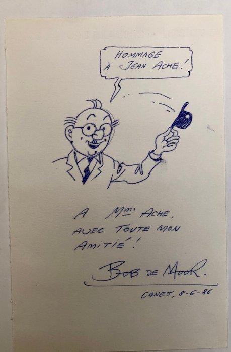 Bob De Moor Oorspronkelijk gesigneerd tekening - Monsieur, Boeken, Stripverhalen