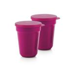 Tupperware 2 Aloha Bekers 470 ml PaarsRoze, Huis en Inrichting, Verzenden, Nieuw