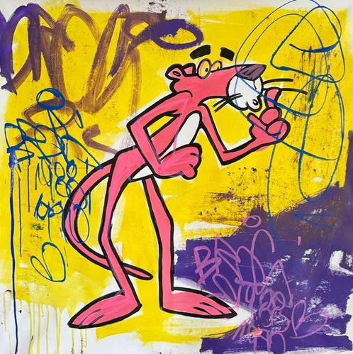 Freda People (1988-1990) - Pink Panther XL, Antiek en Kunst, Kunst | Schilderijen | Modern
