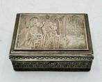 Antiek Reliekschrijn doos - Zilver gelamineerd - 1850-1900, Antiek en Kunst