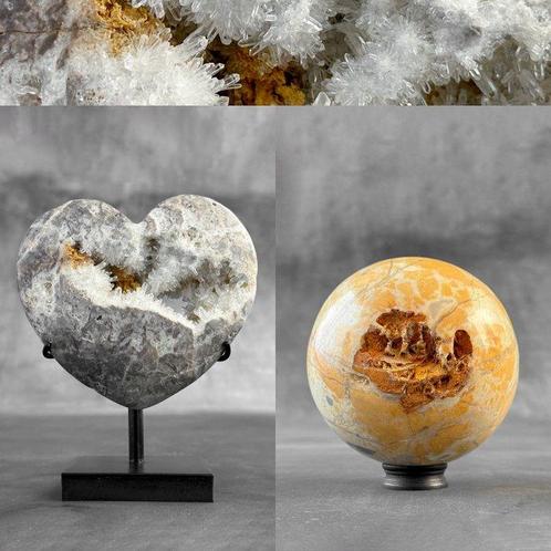 GEEN RESERVEPRIJS - Prachtige combinatie van kristalkwarts, Antiek en Kunst, Kunst | Designobjecten