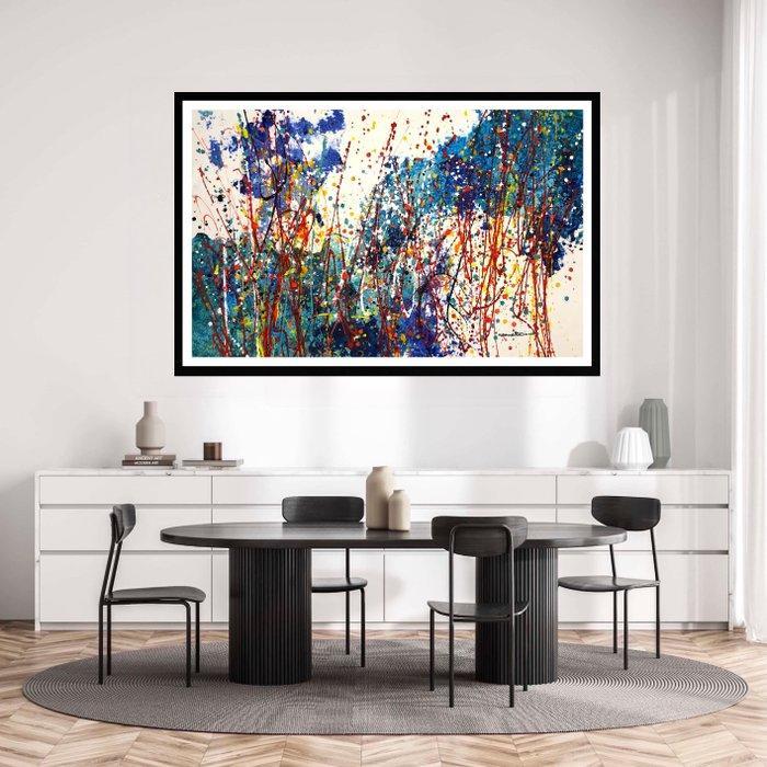 Dam Domido - Dripping - In tribute to jackson Pollock - 150, Antiek en Kunst, Kunst | Schilderijen | Modern