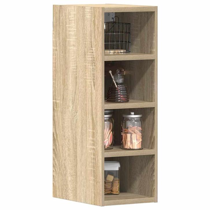 vidaXL Bovenkast 20x29,5x60 cm bewerkt hout sonoma, Huis en Inrichting, Kasten | Overige, Nieuw, Verzenden