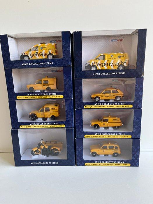 1:43 - Modelauto (8) - ANWB/Wegenwacht - Uitgave 2016, Hobby en Vrije tijd, Modelauto's | 1:5 tot 1:12
