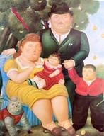 Fernando Botero (1930-2023) (after) - Una famiglia (1989) -