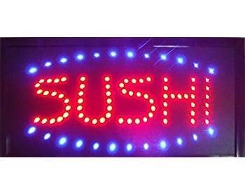 Sushi LED bord lamp verlichting lichtbak reclamebord #sushi, Huis en Inrichting, Lampen | Overige, Nieuw, Verzenden