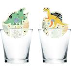 Dino Glasmarkers Roars 6st, Verzenden, Nieuw