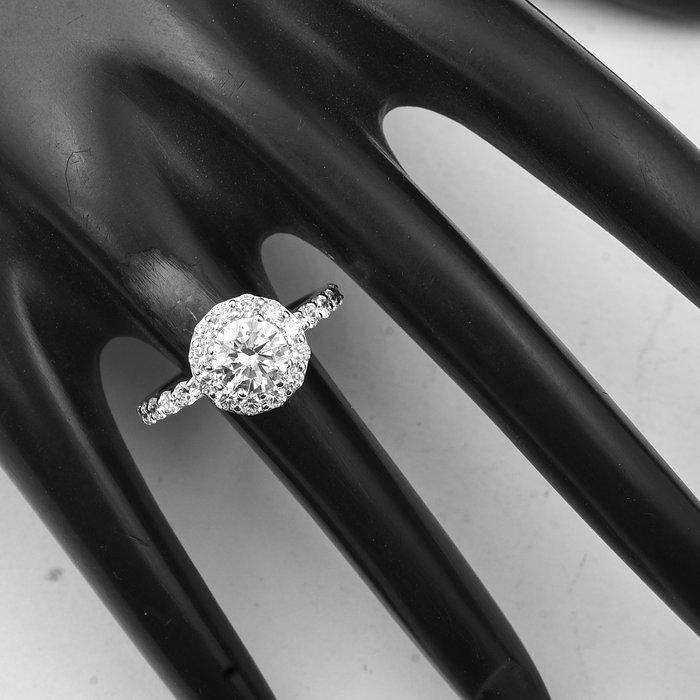 Sans prix de réserve - Bague - 14 carats Or blanc - 2.09ct., Bijoux, Sacs & Beauté, Bagues