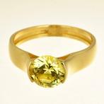 Ring - 18 karaat Geel goud Synthetische edelsteen, Handtassen en Accessoires, Ringen, Nieuw
