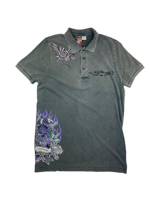 Ed Hardy Polo collectors item Maat L T shirts 2ememain