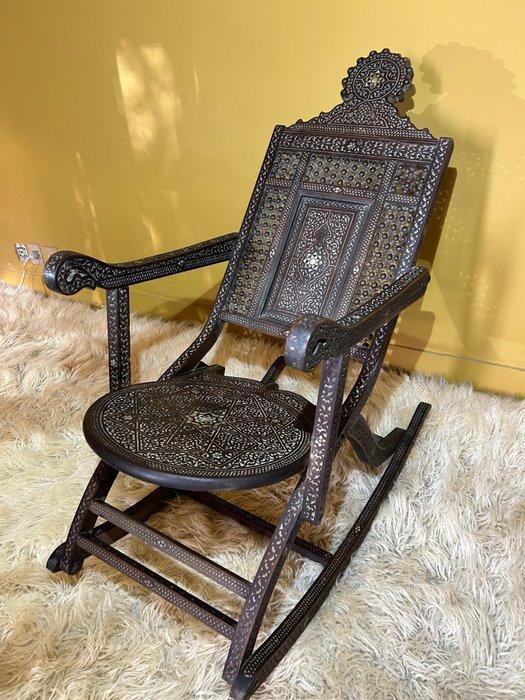 schommelstoel - Hout, Been - Midden-Oosten - Begin 20e eeuw, Antiek en Kunst, Kunst | Niet-Westerse kunst