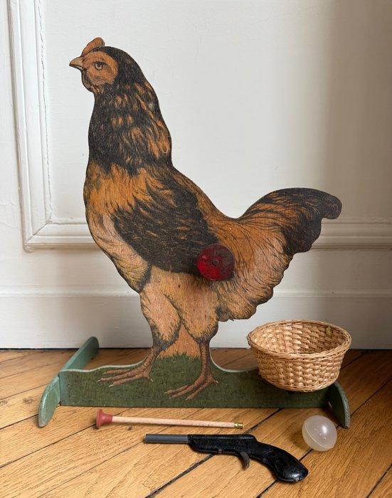 Eureka - Jouet Ancien jeu de tir à la poule - Cible ancienne, Antiek en Kunst, Antiek | Speelgoed