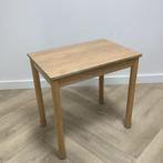 schilte houten schooltafel (hxbxd) 58x60x42 cm, beuken, Huis en Inrichting, Tafelonderdelen, Gebruikt