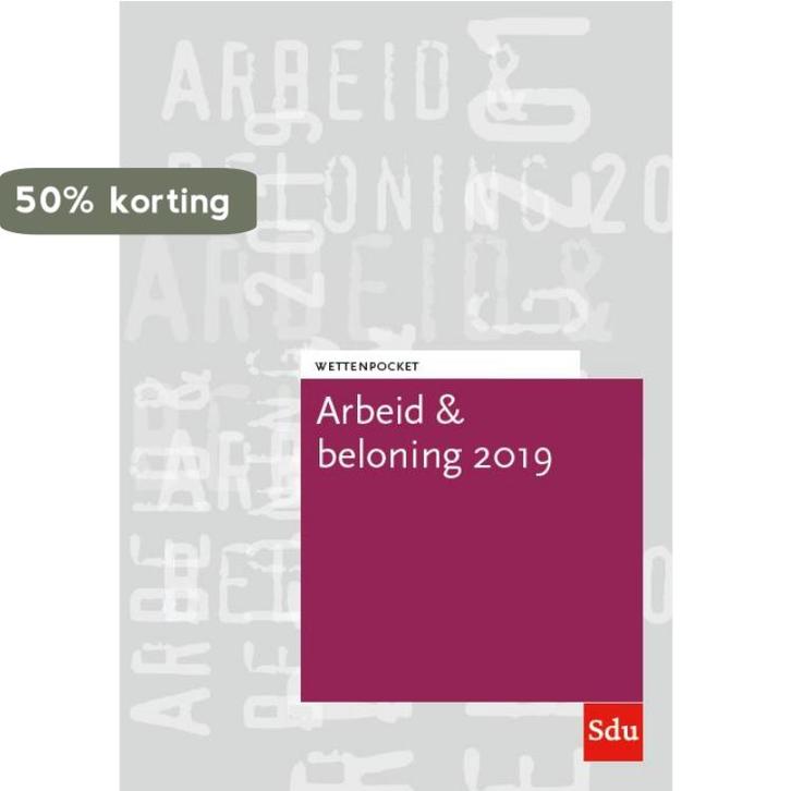 Arbeid & Beloning 2019 9789012404211 de Bondt, Boeken, Wetenschap, Gelezen, Verzenden