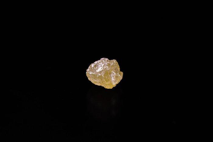 RARISSIME Diamant Jaune Léger EXCEPTIONNEL – 0,43 ct – Inde, Verzamelen, Mineralen en Fossielen